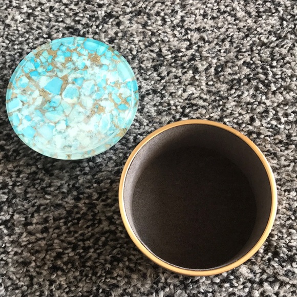 Kendra Scott Mini Decorative Brass Dome Turquoise - Picture 5 of 8